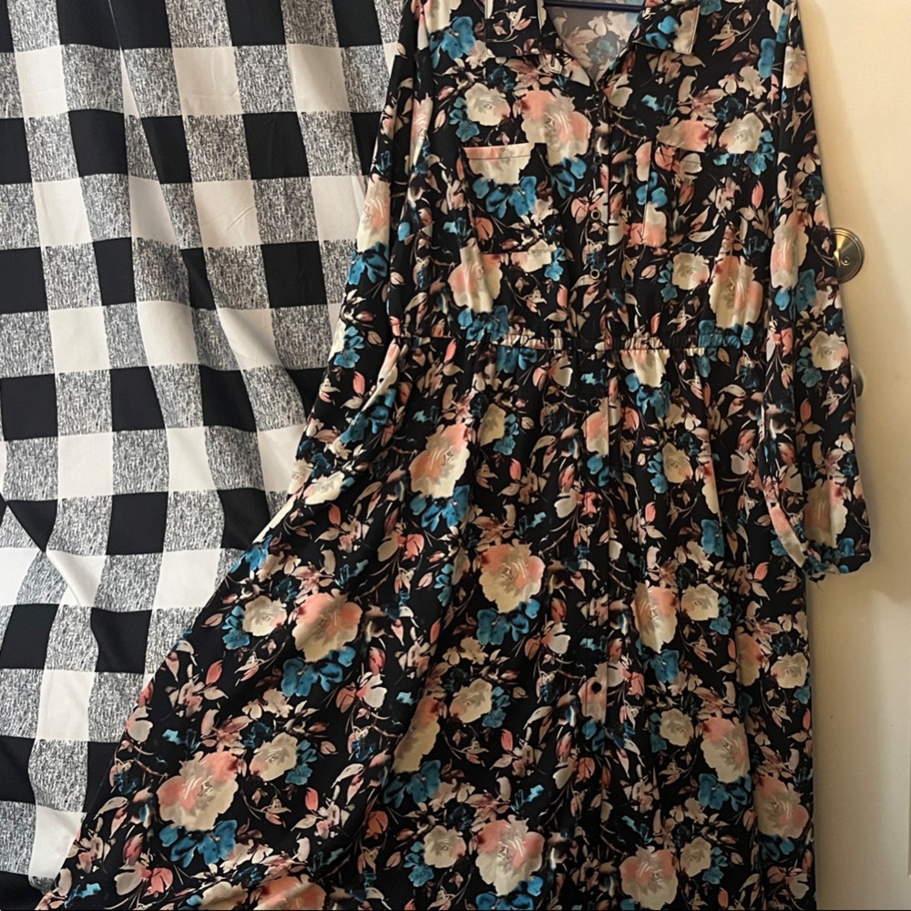 Torrid Floral Midi Dress
